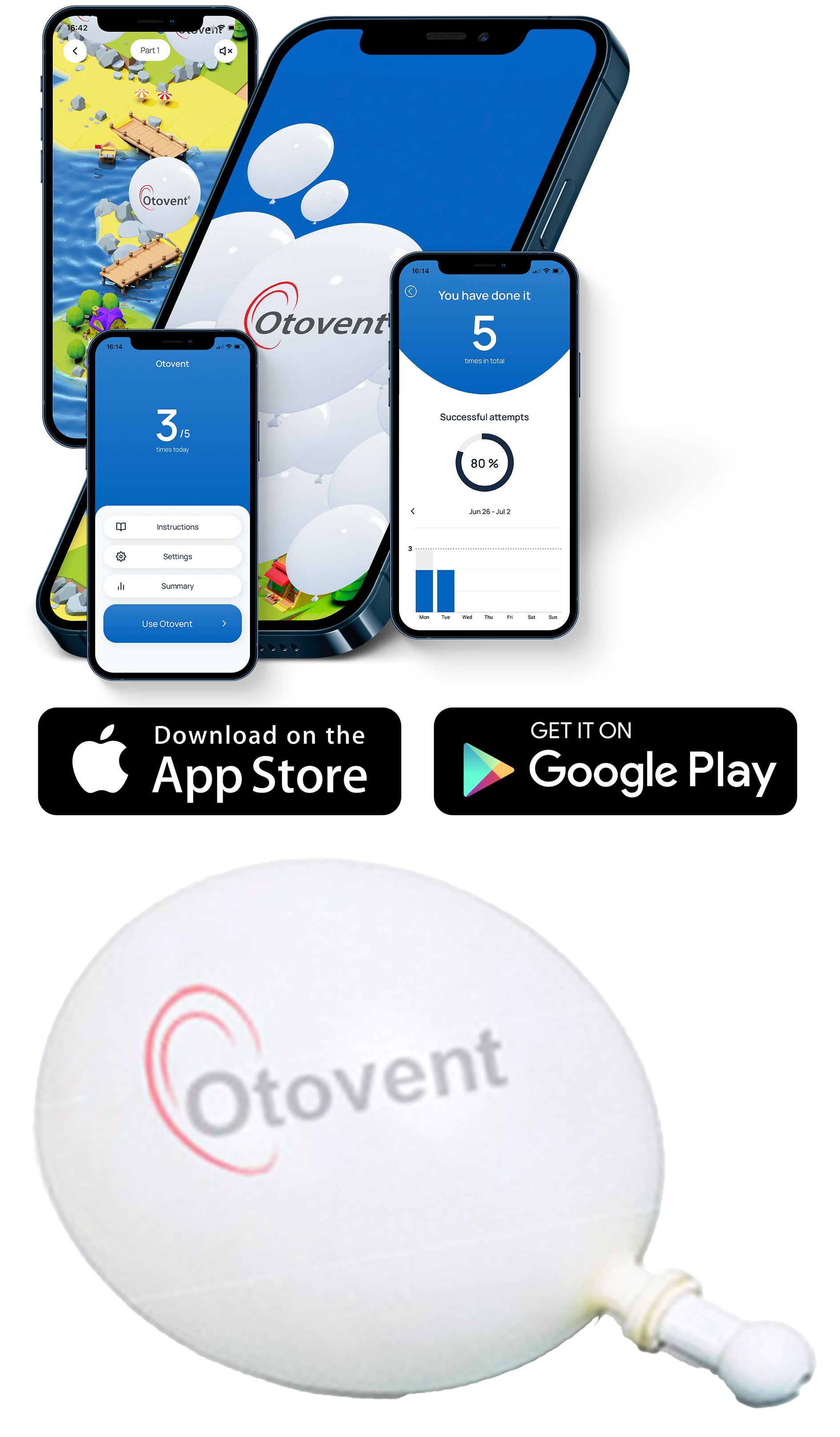 Otovent® App Group with Balloon